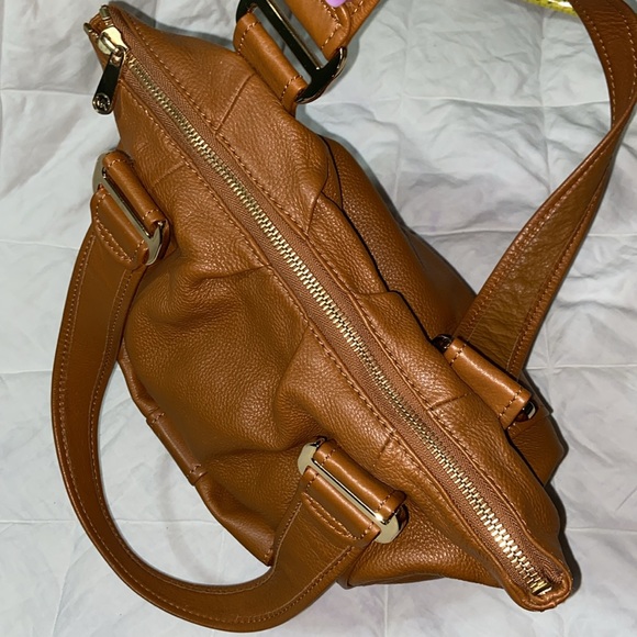 Mint Michael Kors Beautiful Soft Leather camel boho slouchy shoulder bag - Picture 13 of 16